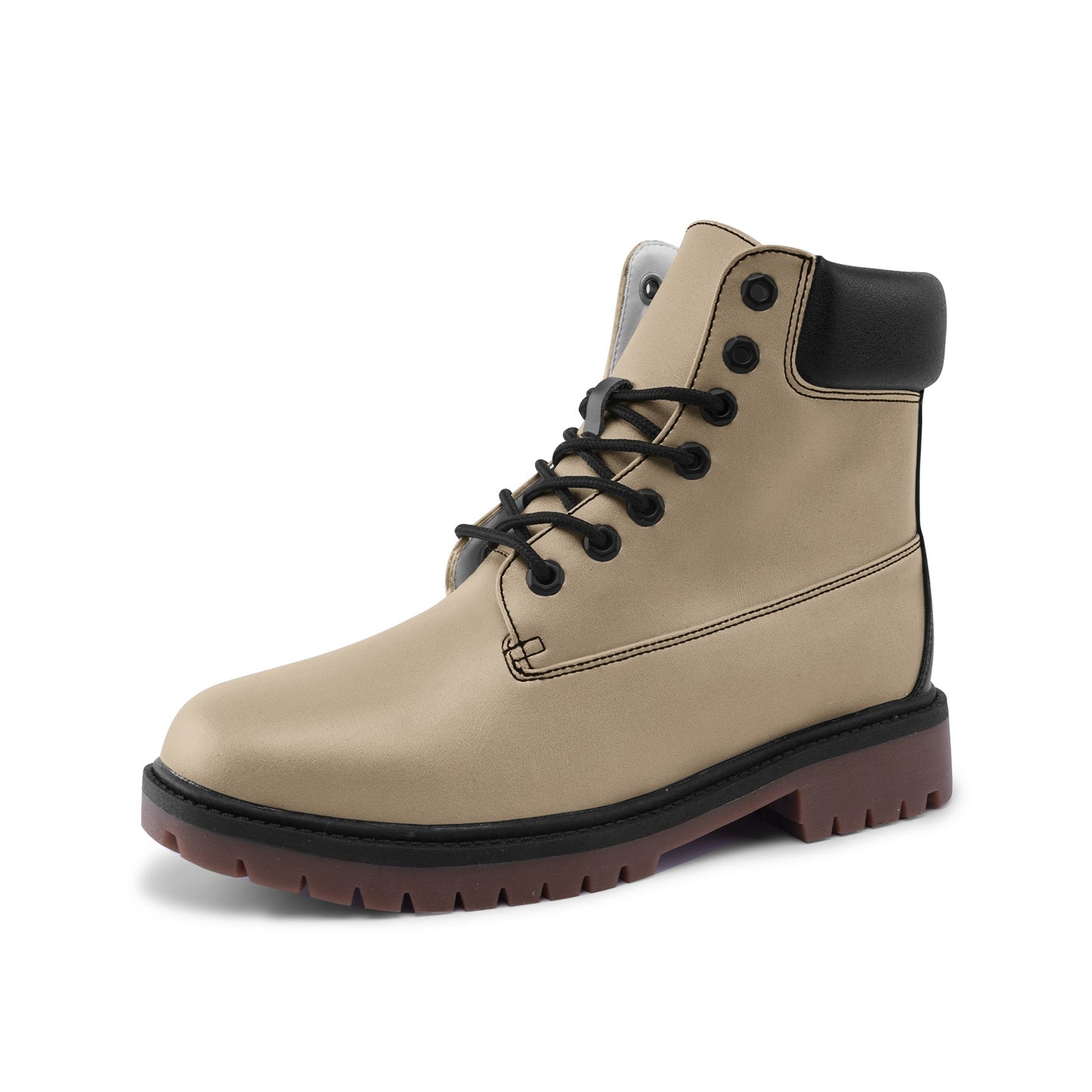 Tan Lightweight Microfiber Leather Chukka Boots