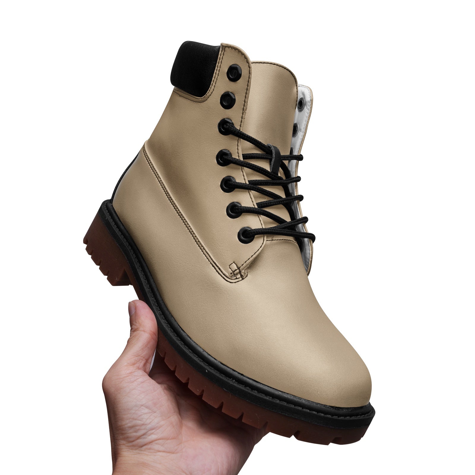 Tan Lightweight Microfiber Leather Chukka Boots
