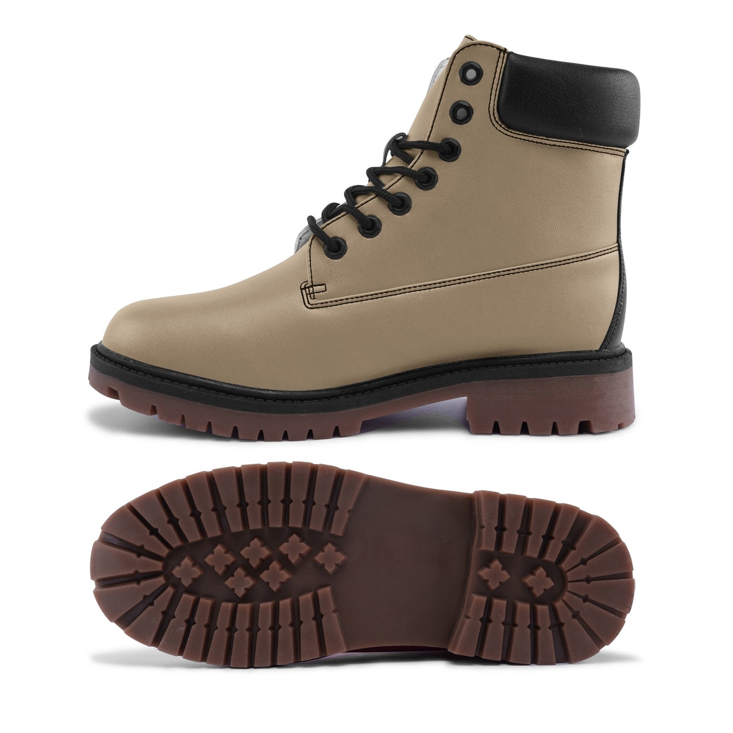 Tan Lightweight Microfiber Leather Chukka Boots