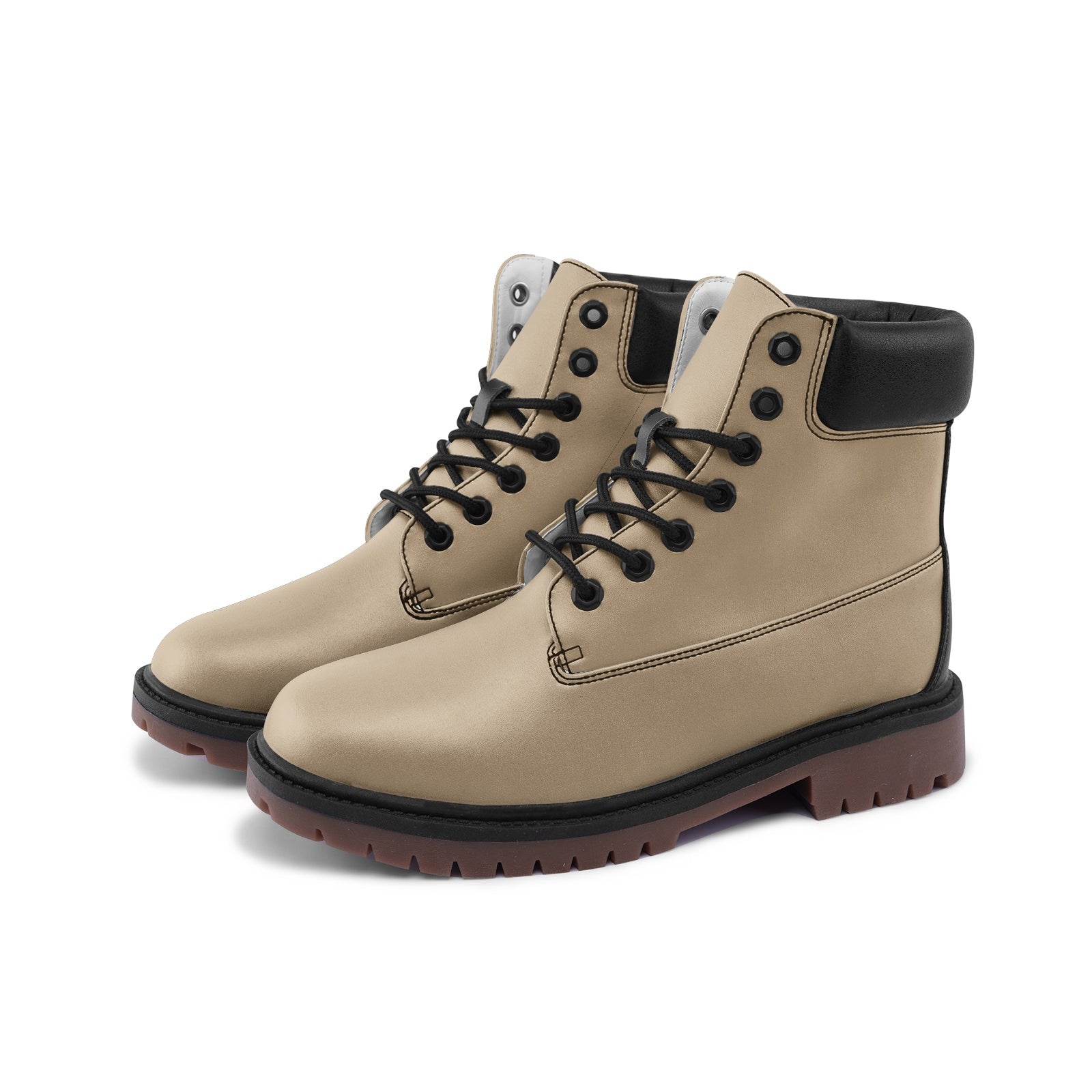 Tan Lightweight Microfiber Leather Chukka Boots