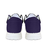 Black and Raven Purple Unisex Canvas Loafers