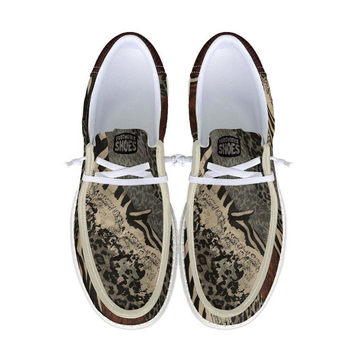 Woman’s Welcome to the Jungle Canvas Loafers