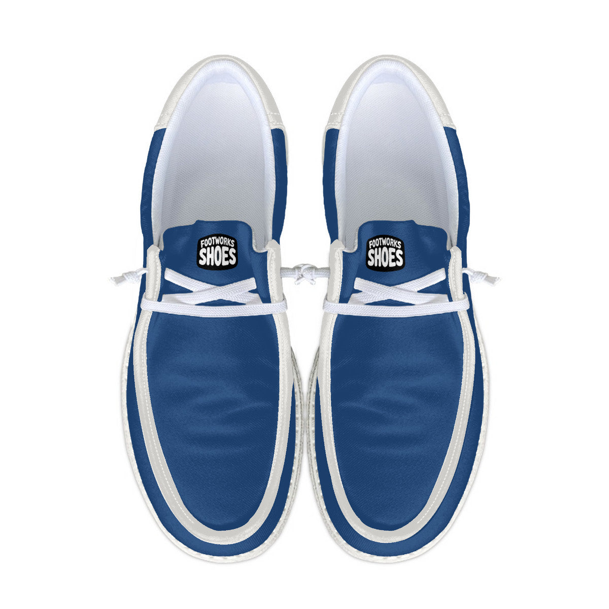 Unisex blue Canvas Loafers