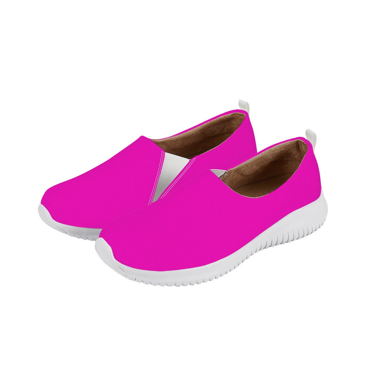 Women's Hot Pink Casual Slip On Shoe