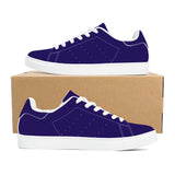 Ravens Purple Low-Top Synthetic Leather Sneakers