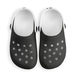 Kid's Black and White Casual Clogs
