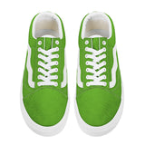 Neon Green Low Top Flat Sneaker