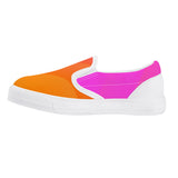 Orange and Pink Kids Slip-on shoes