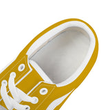 Yellow Low Top Flat Sneaker