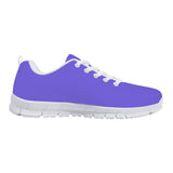 Purple Sneakers - White