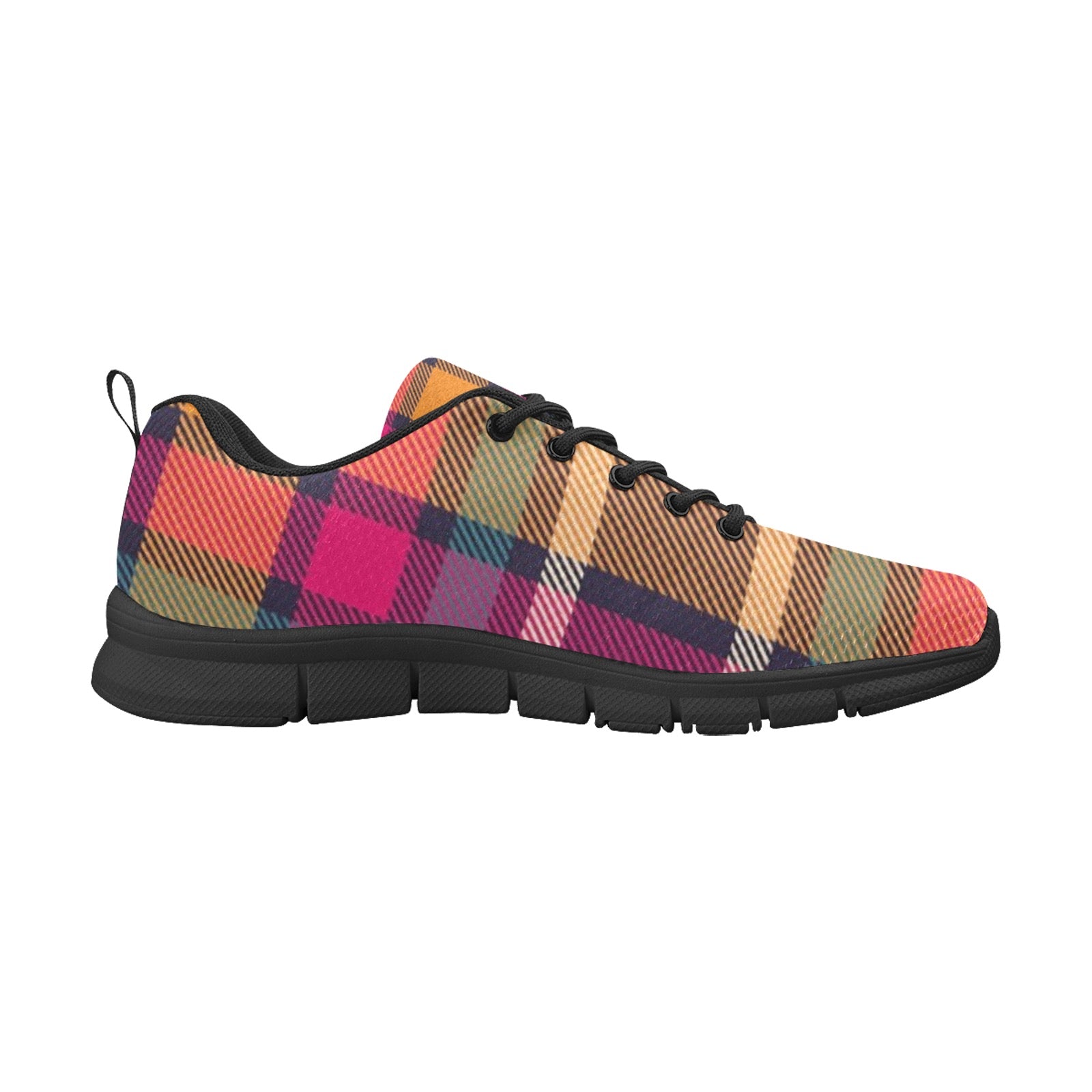Men's Plaid Pattern Sneakers