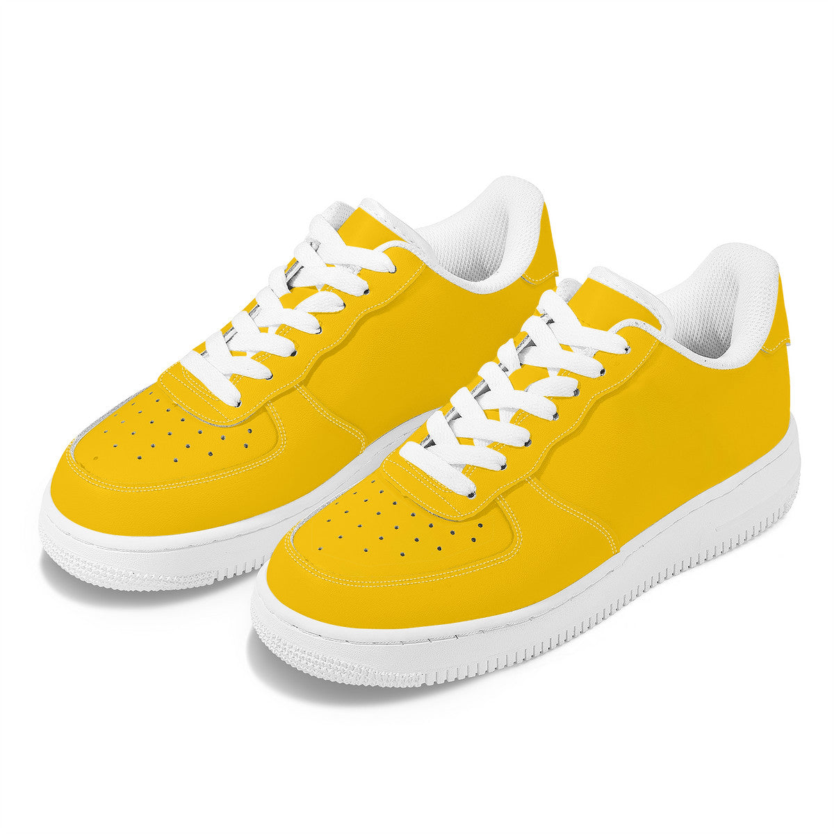 Bannana Yellow Unisex Microfiber Sneakers