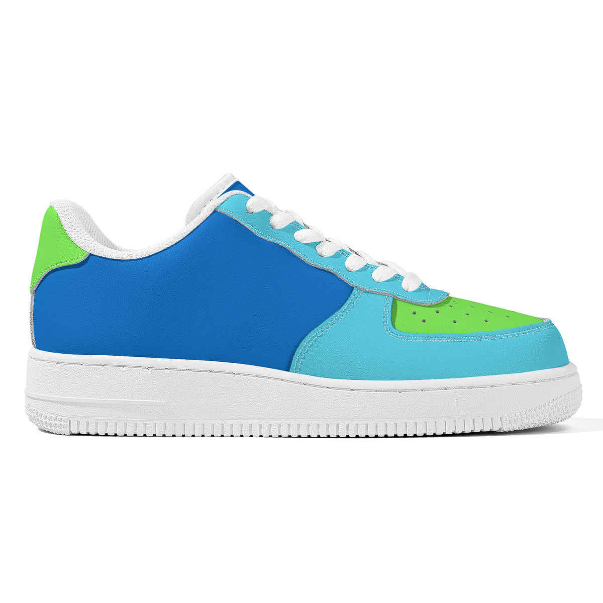 Blue Unisex Microfiber Sneaker