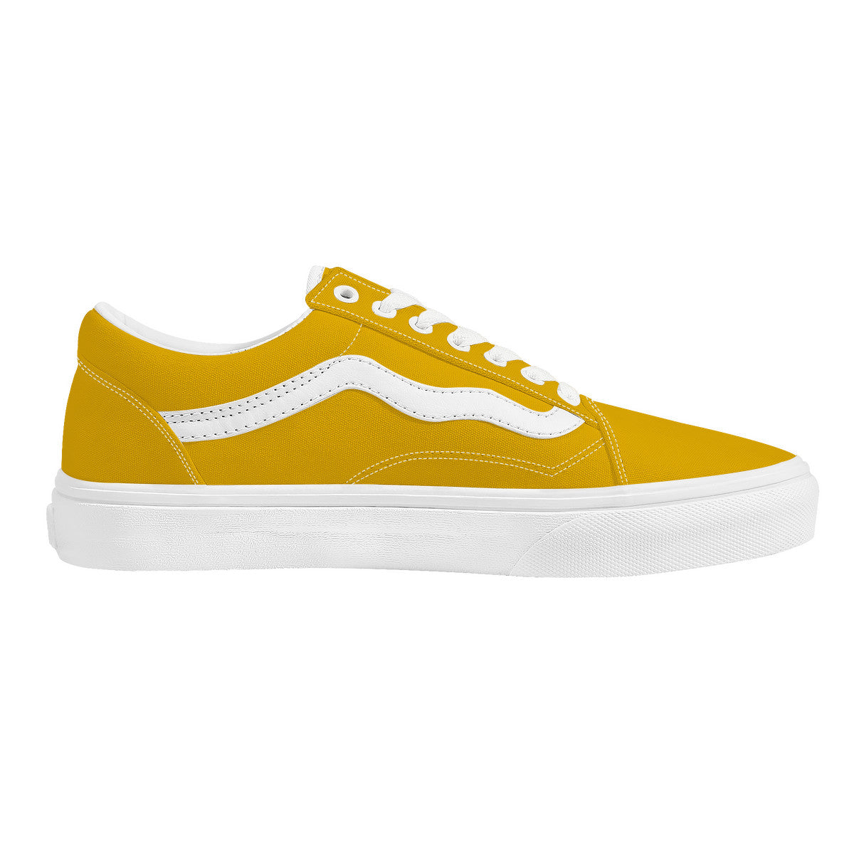Yellow Low Top Flat Sneaker