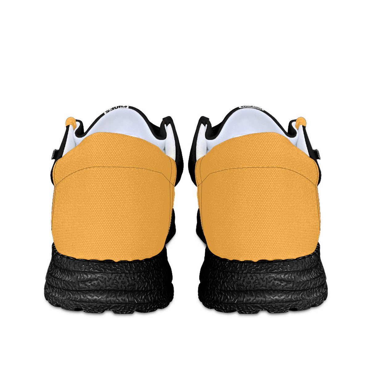 Black and Yellow Unisex Canvas Loafers