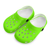 Kid's Neon Green Casual Clogs