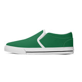 Green Unisex Slip-on Shoes