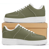 Olive Green Low Top Unisex Sneaker