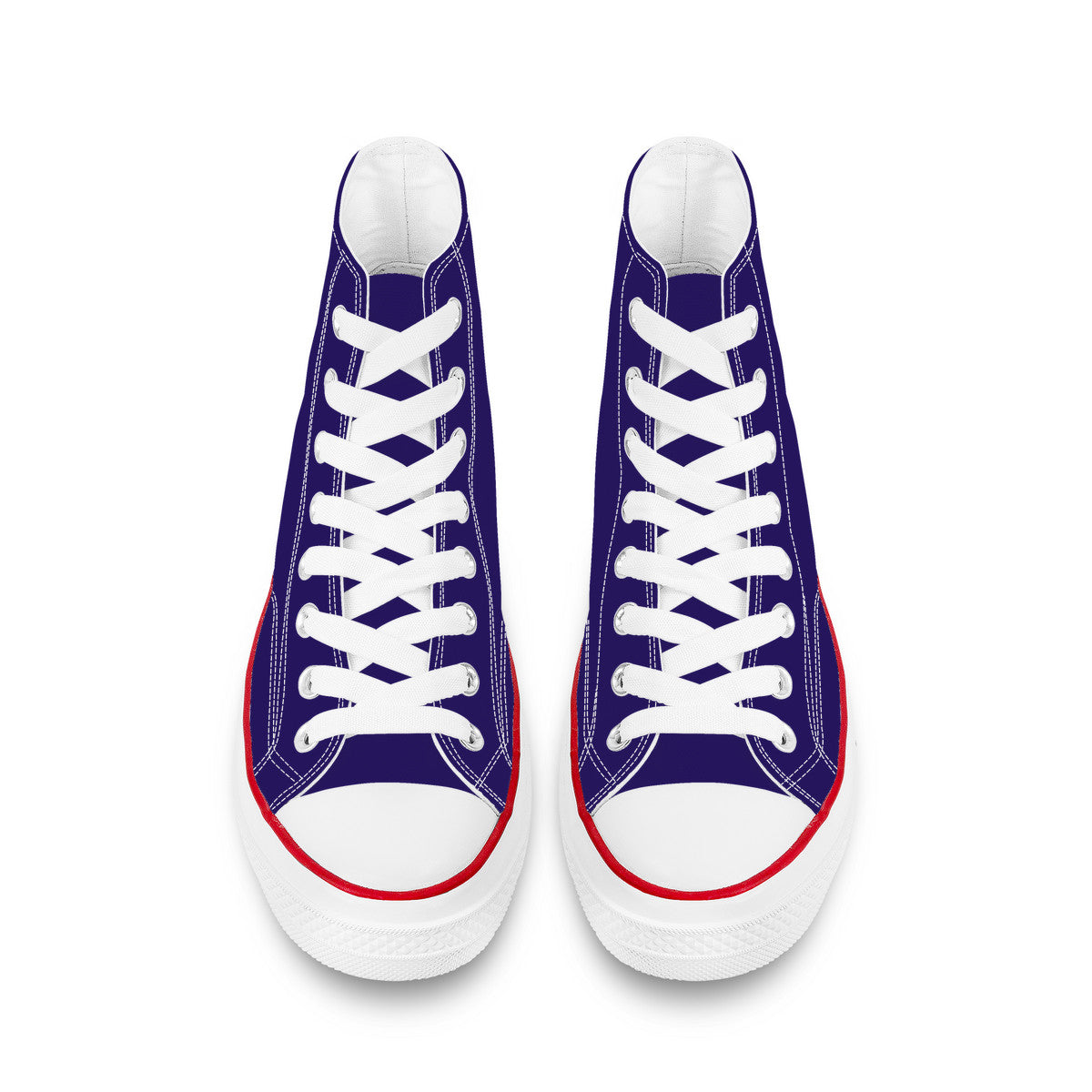 Ravens Purple High Top Canvas Shoes