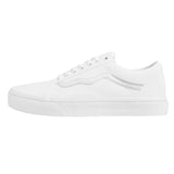 White Low Top Flat Sneaker