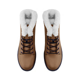 Unisex Brown Lace Up Winter Boots Fashion Comfort Chukka Boots