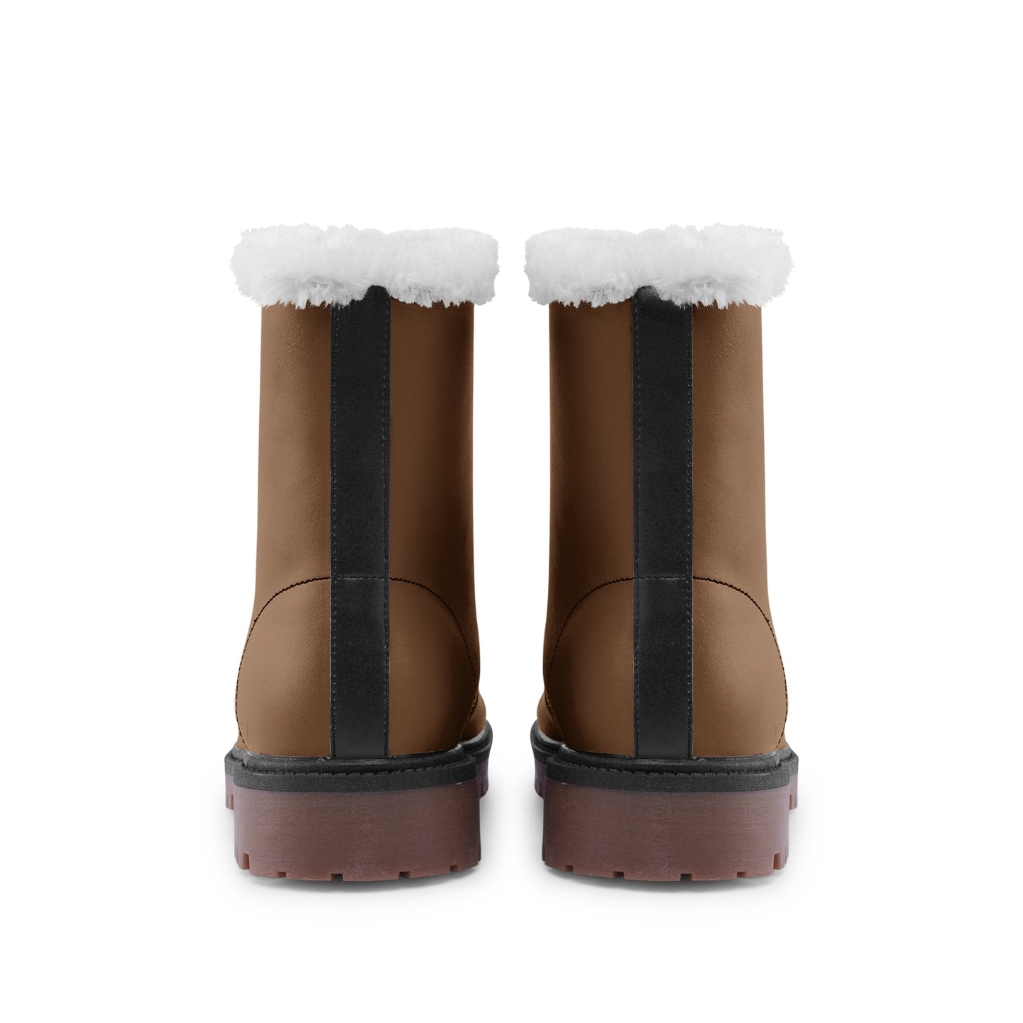 Unisex Brown Lace Up Winter Boots Fashion Comfort Chukka Boots