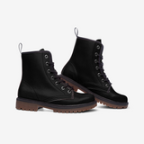 Black Casual Leather Lightweight boots MT
