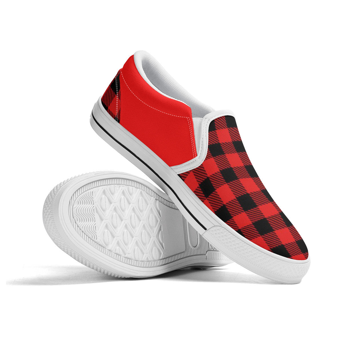 New Style Red Unisex Slip-on Shoes