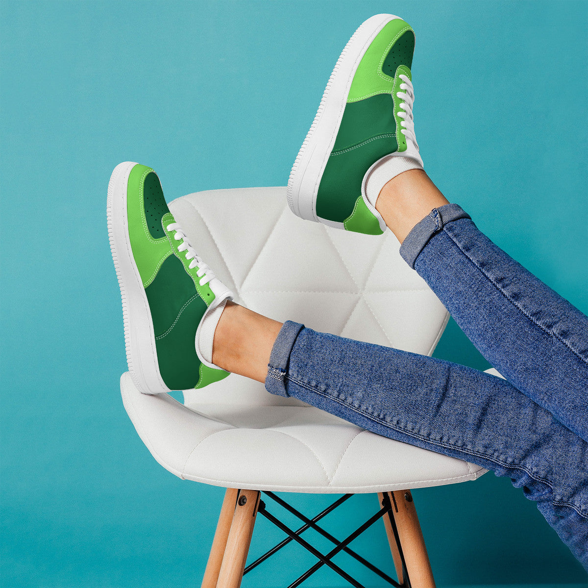 Green Low Top Unisex Sneaker