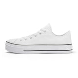 WhiteUnisex Classic Low Top Canvas Shoes