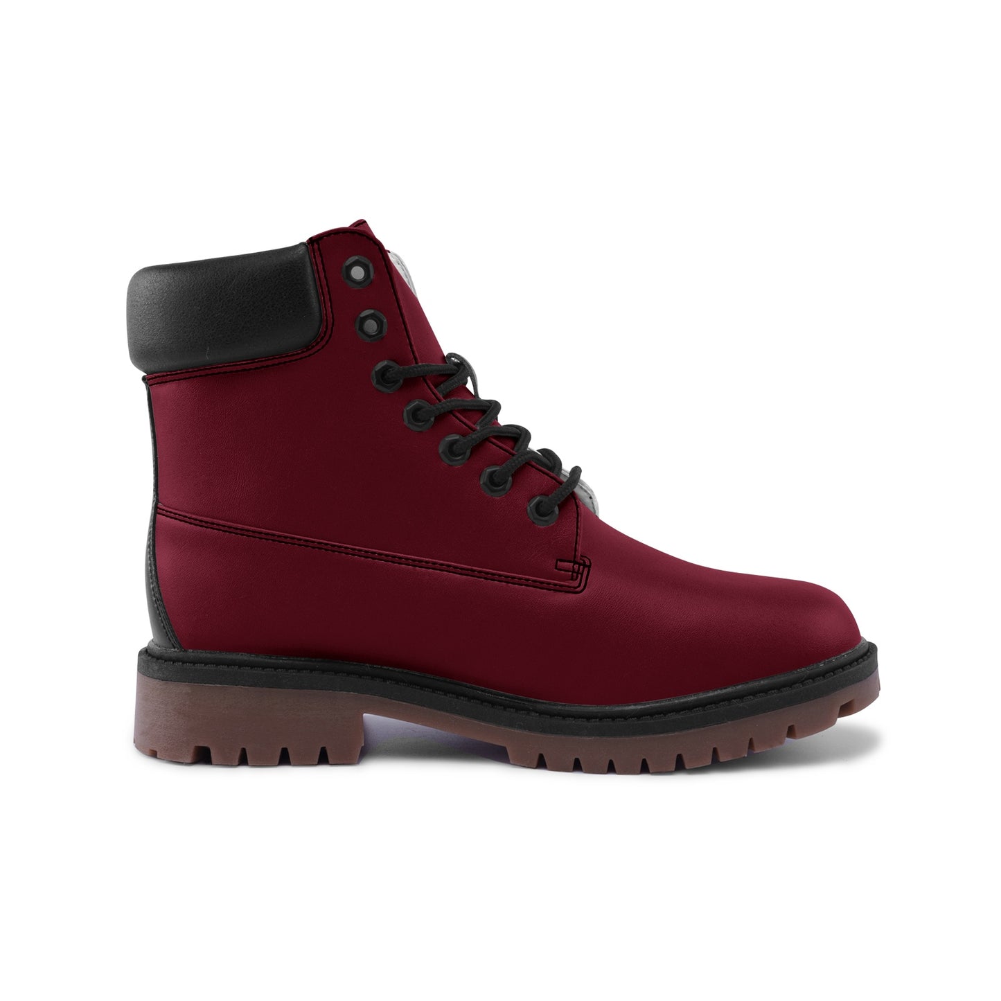 Burgundy Red Premium Lightweight Microfiber Leather Chukka Boots