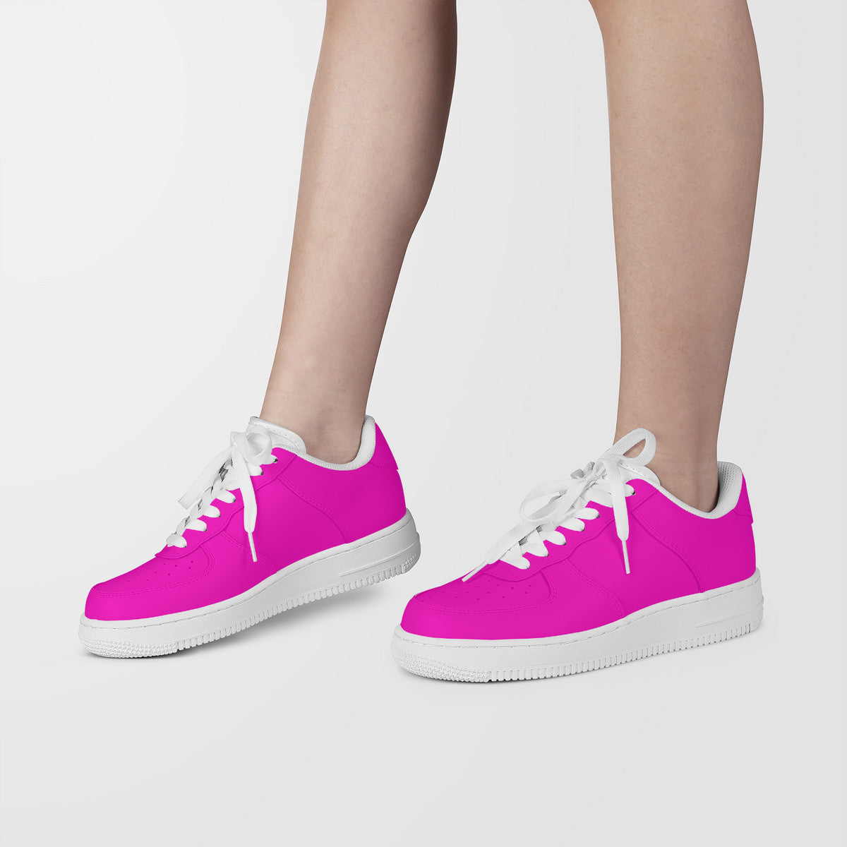 Hot Pink Low Top Unisex Sneaker