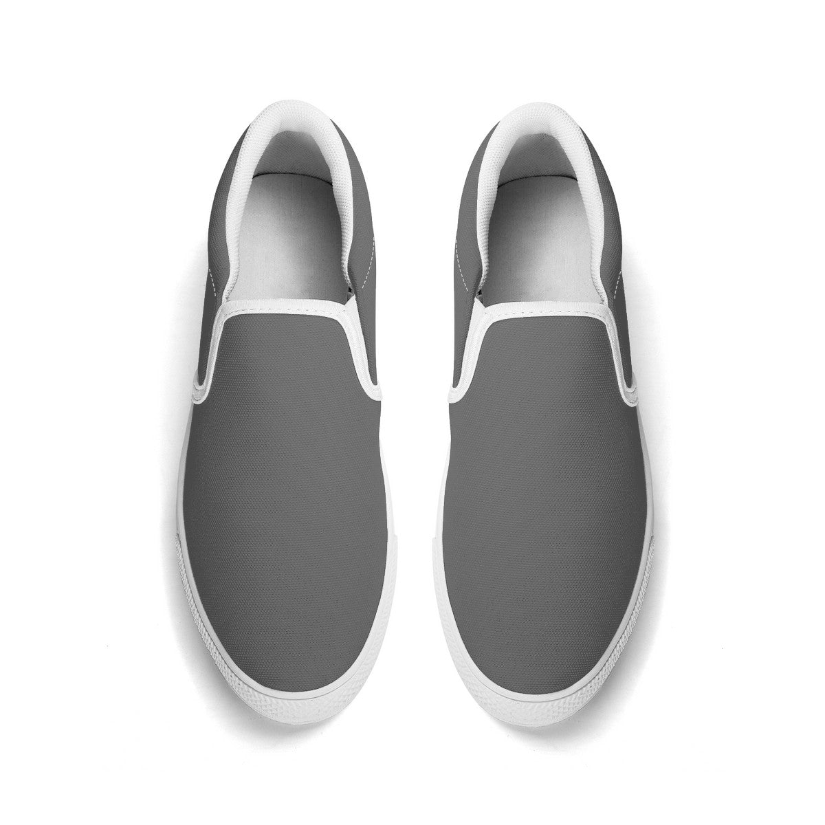 Puter Gray Unisex Slip-on Shoes
