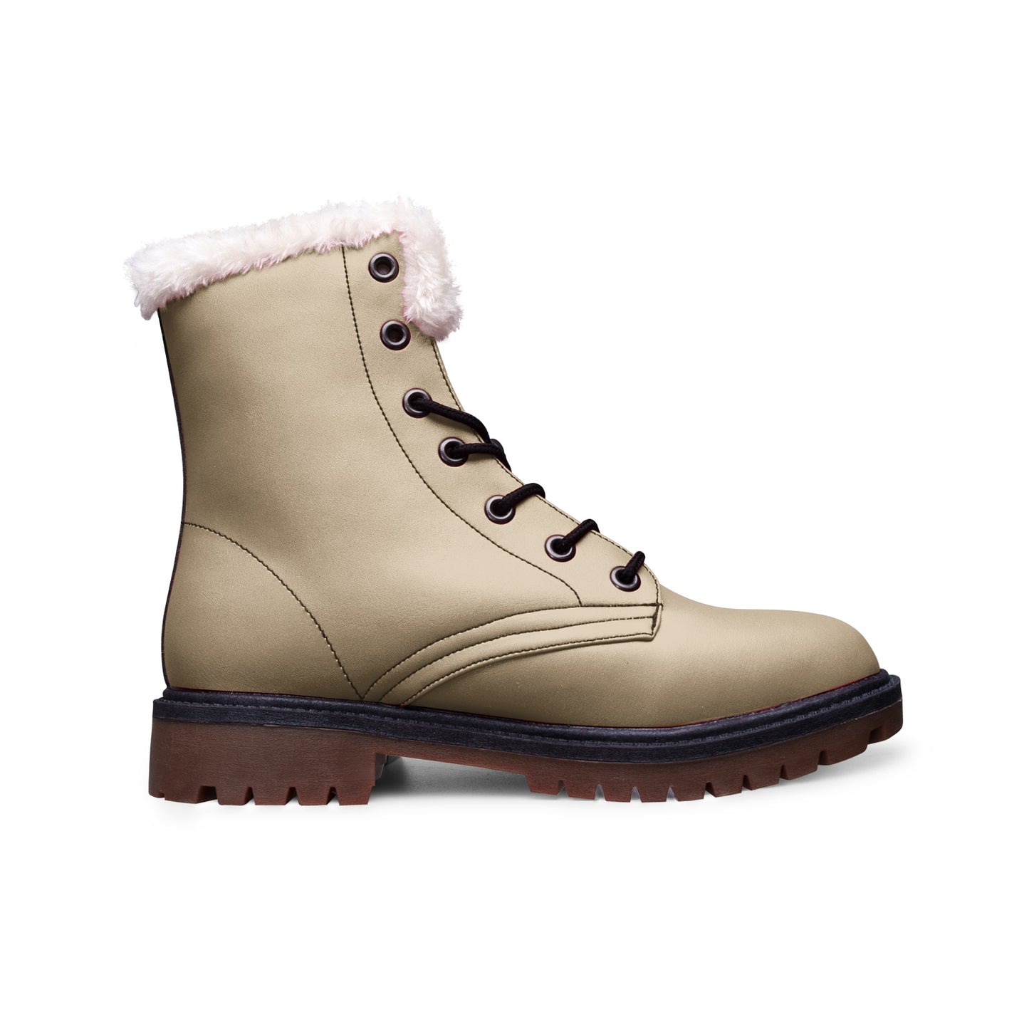 Tan Unisex Lace Up Winter Boots Fashion Comfort Chukka Boots