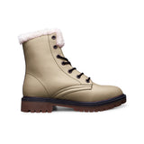 Tan Unisex Lace Up Winter Boots Fashion Comfort Chukka Boots