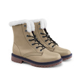 Tan Unisex Lace Up Winter Boots Fashion Comfort Chukka Boots