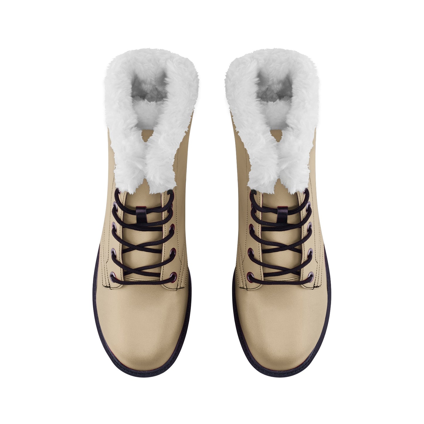 Tan Unisex Lace Up Winter Boots Fashion Comfort Chukka Boots