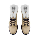 Tan Unisex Lace Up Winter Boots Fashion Comfort Chukka Boots