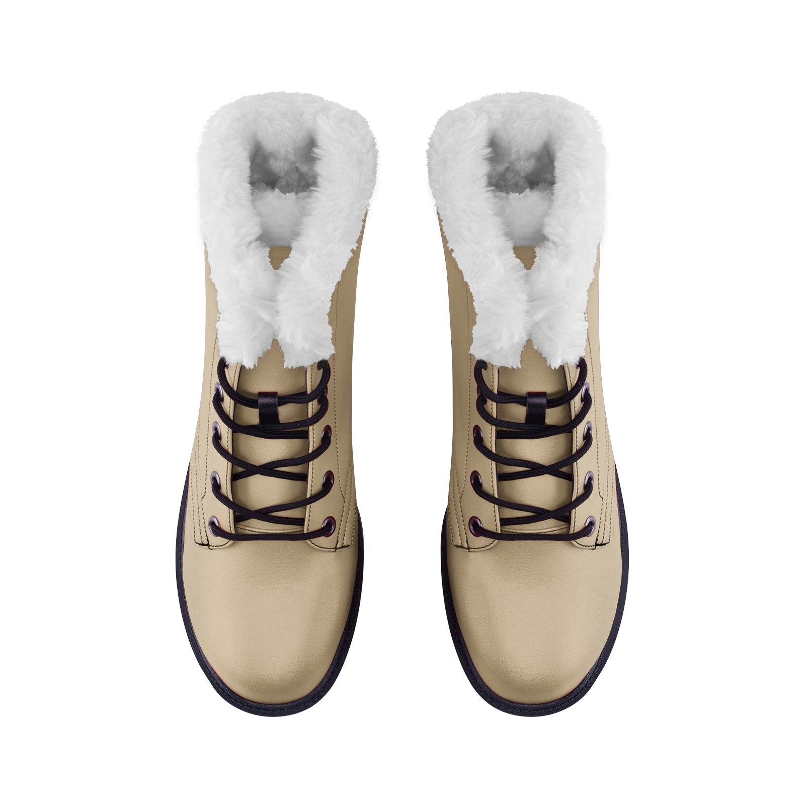 Tan Unisex Lace Up Winter Boots Fashion Comfort Chukka Boots