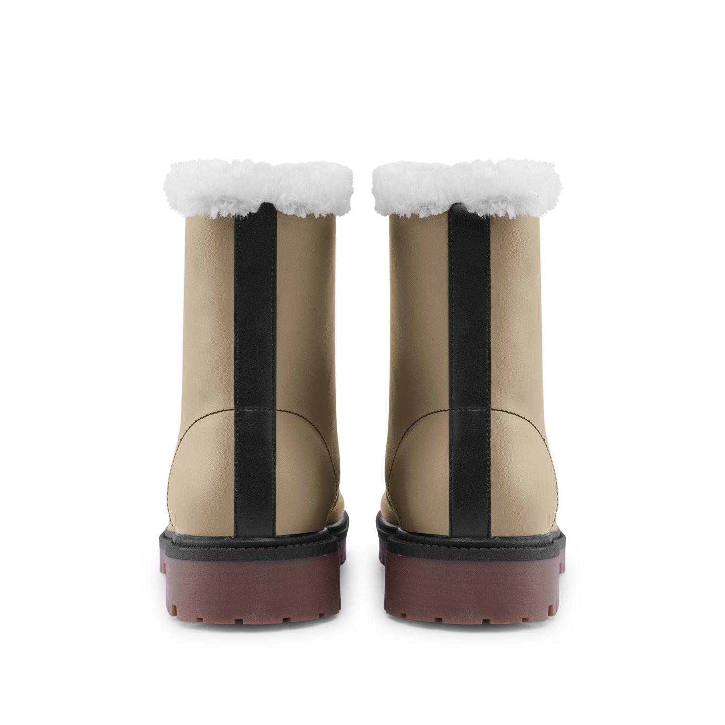 Tan Unisex Lace Up Winter Boots Fashion Comfort Chukka Boots