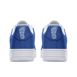 Unisex Cobalt Blue Low Top Leather Sneakers