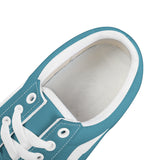 Blue Low Top Flat Sneaker