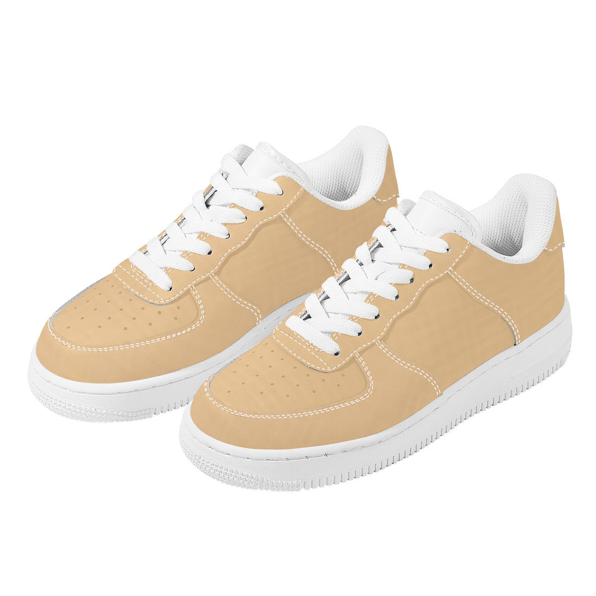 Tan Low Top Unisex Sneaker