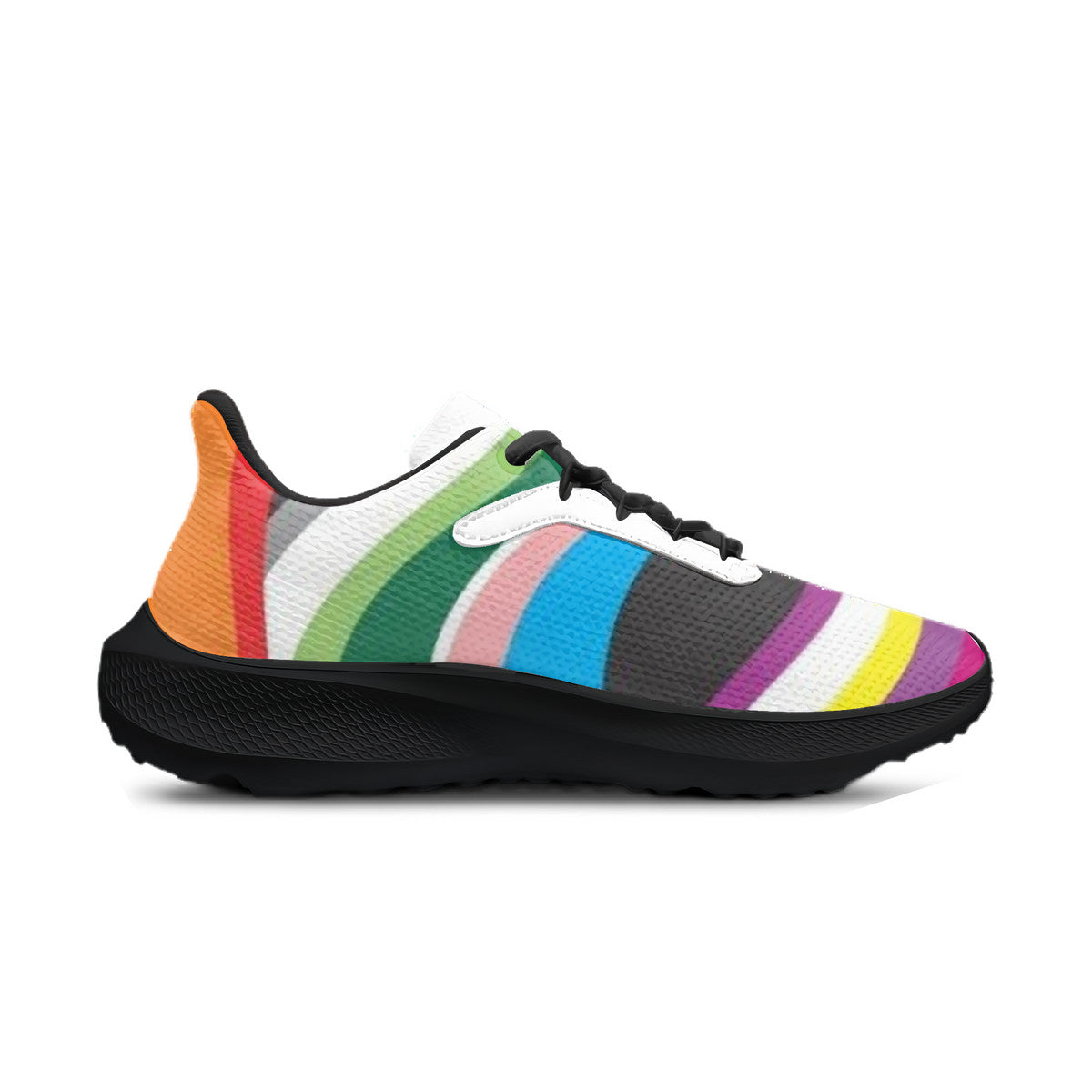 LGTBQ Unisex Lace Up Running Shoes