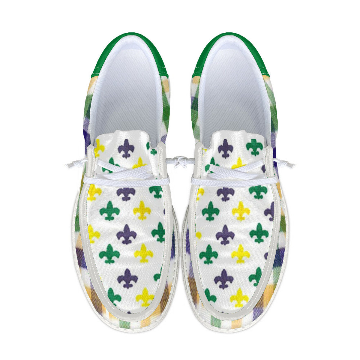 Patterned Unisex Canvas Loafers
