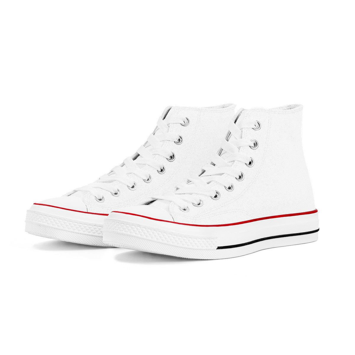 White High Top Canvas Shoes
