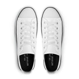 WhiteUnisex Classic Low Top Canvas Shoes