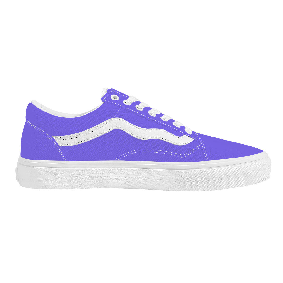 Purple Low Top Flat Sneaker