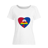 Woman's Straight LGTBQ Ally T shirt