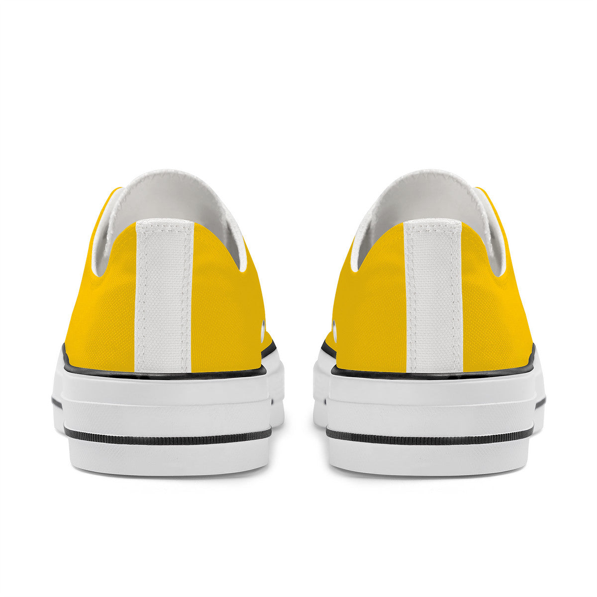 Bannana Yellow Unisex Classic Low Top Canvas Shoes